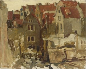 La démolition du Grand Bazar de la Bourse sur le Nieuwendijk, Amsterdam - George Hendrik Breitner