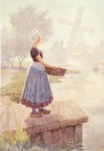 Jeune Pêcheuse Hollandaise - George Henry Alan Brown
