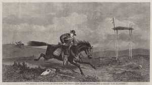 Le Pony Express américain, en route du fleuve Missouri à San Francisco - George Henry Andrews