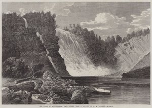 Les chutes de Montmorency, près de Québec - George Henry Andrews