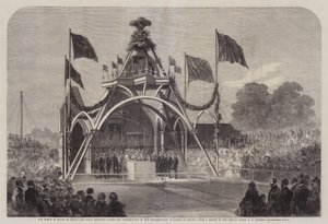 Le prince de Galles au Canada, Son Altesse Royale posant la première pierre des bâtiments parlementaires à Ottawa - George Henry Andrews