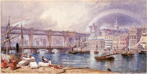 Vue de Newcastle upon Tyne - George Henry Andrews