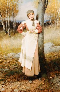 Une rose en Nouvelle-Angleterre - George Henry Boughton