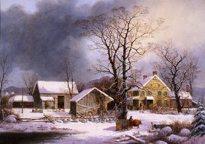 Hiver à la campagne, 1862 - George Henry Durrie