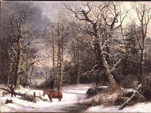 Bûcheron en hiver