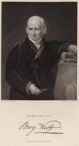 Portrait de Benjamin West - George Henry Harlow