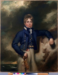 Portrait en trois-quarts de John Windham Dalling RN, en tant qu