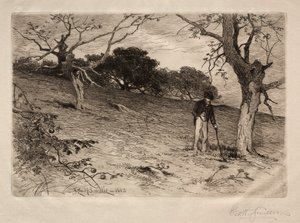 Un vieux verger de la Nouvelle-Angleterre, 1883 - George Henry Smillie