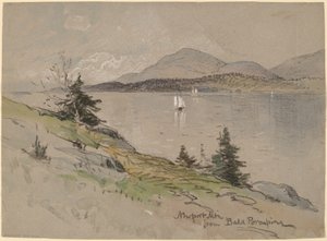 Montagne de Newport depuis Bald Porcupine - George Henry Smillie