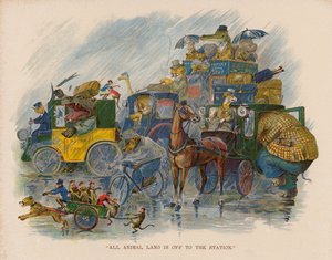 Illustration pour Le voyage des animaux en mer - George Henry Thompson