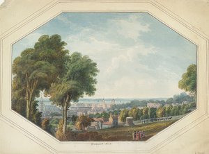Greenwich depuis le Point, vers 1820