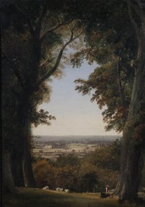 Vue lointaine de Twickenham, Middlesex - George Hilditch