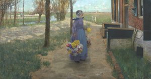Marchande de Fleurs en Hollande, 1887 - George Hitchcock