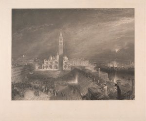 Place Saint-Marc, Venise - Juliette et sa nourrice - George Hollis