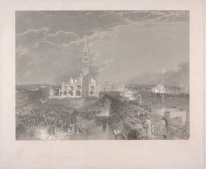Place Saint-Marc, Venise - Juliette et sa nourrice - George Hollis