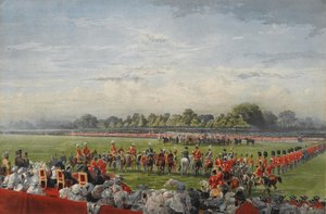 La première distribution de la VC par la reine Victoria, Hyde Park, 26 juin 1857, publié par Henry Graves and Co., 25 juin 1858 - George Housman Thomas