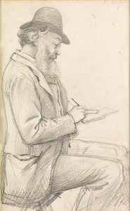 Lord Leighton dessinant - George Howard