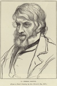 Portrait de Thomas Carlyle - George Howard