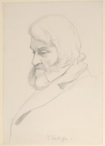 Portrait de Thomas Carlyle, c.1875 - George Howard