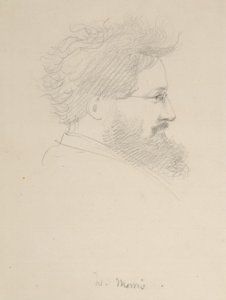 Portrait de William Morris, c.1875 - George Howard