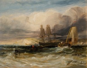 Sur la Tamise - Fort de Tilbury - George Hyde Chambers