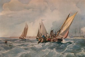 Le bateau de pêche, 1835 - George Hyde Chambers