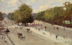 Rotten Row, Hyde Park Corner - George Hyde Pownall