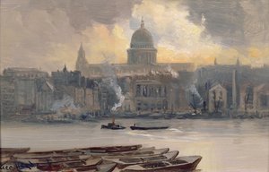 Saint-Paul depuis la rivière - George Hyde Pownall
