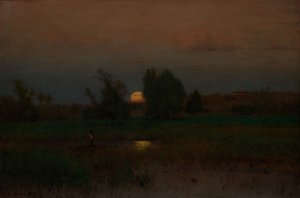 Le lever de la lune - George Inness