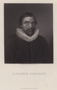 Alexander Henderson, théologien écossais - George J. Stodart