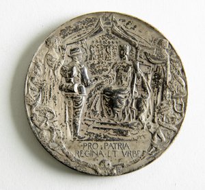 Médaille pour commémorer le retour des City Imperial Volunteers de la guerre des Boers - George James Frampton