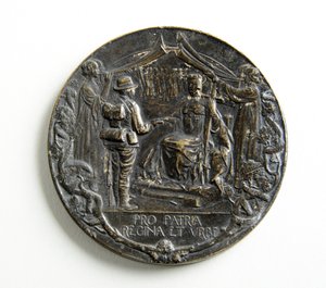 Médaille pour commémorer le retour des City Imperial Volunteers de la guerre des Boers - George James Frampton