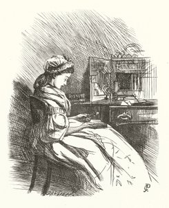 Illustration pour Stanzas on Woman - George John Pinwell