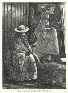 Illustration pour Le Village abandonné - George John Pinwell