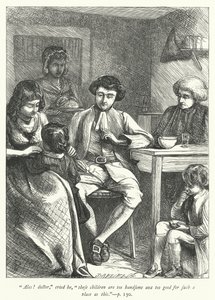 Illustration pour Le Vicaire de Wakefield - George John Pinwell