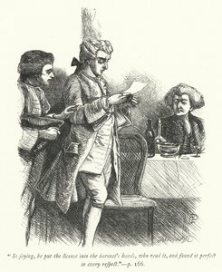 Illustration pour Le Vicaire de Wakefield - George John Pinwell