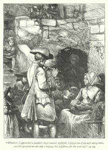 Illustration pour Le Vicaire de Wakefield - George John Pinwell