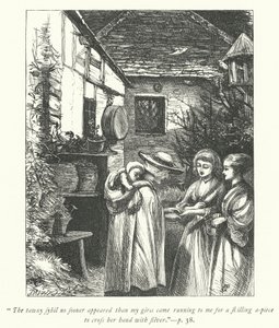 Illustration pour « Le Vicaire de Wakefield » (gravure) - George John Pinwell