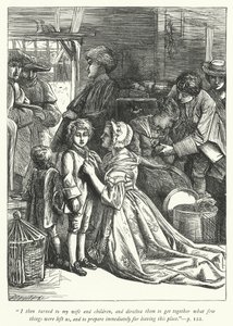 Illustration pour « Le Vicaire de Wakefield » (gravure) - George John Pinwell