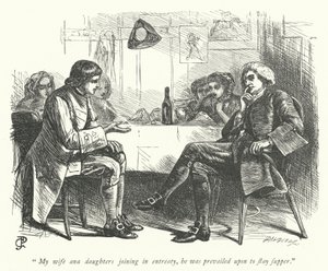 Illustration pour Le Vicaire de Wakefield - George John Pinwell