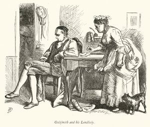 Oliver Goldsmith et sa logeuse