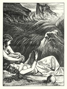 La dernière des sirènes (gravure) - George John Pinwell