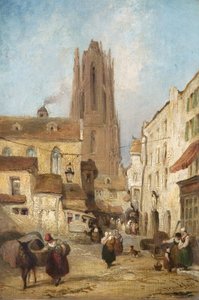 Scène de rue à Francfort, Allemagne - George Jones