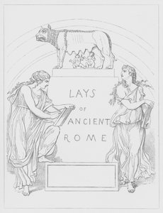 Frontispice pour Lays of Ancient Rome par Lord Macaulay