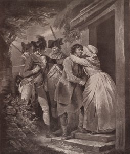 Déserteur prenant congé de sa femme, 1791-1909 - George Keating