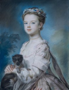 Portrait de Lady Charlotte Boyle - George Knapton