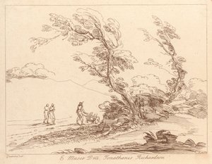 Sans titre : Paysage - George Knapton