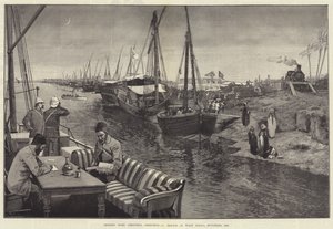 Envoi de vœux de Noël à la maison, une esquisse à Wady Halfa, novembre 1884