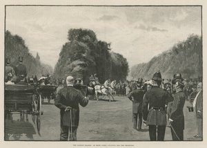 La saison londonienne : À Hyde Park, en attendant le Shahzada - George L. Seymour