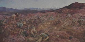 La charge de la 3e brigade de cavalerie légère au Nek, 7 août 1915